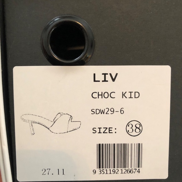 ALIAS MAE chocolate brown heel size 38 - Picture 6 of 7